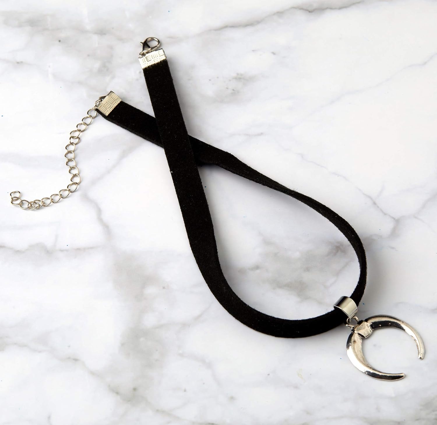 Buy Crescent Moon Choker Necklace with 