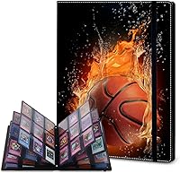 Vista 33 de Rossy Carpeta para tarjetas coleccionables, 9 bolsillos, impermeable, para coleccionar tarjetas, con 360 bolsillos laterales de carga para tarjetas