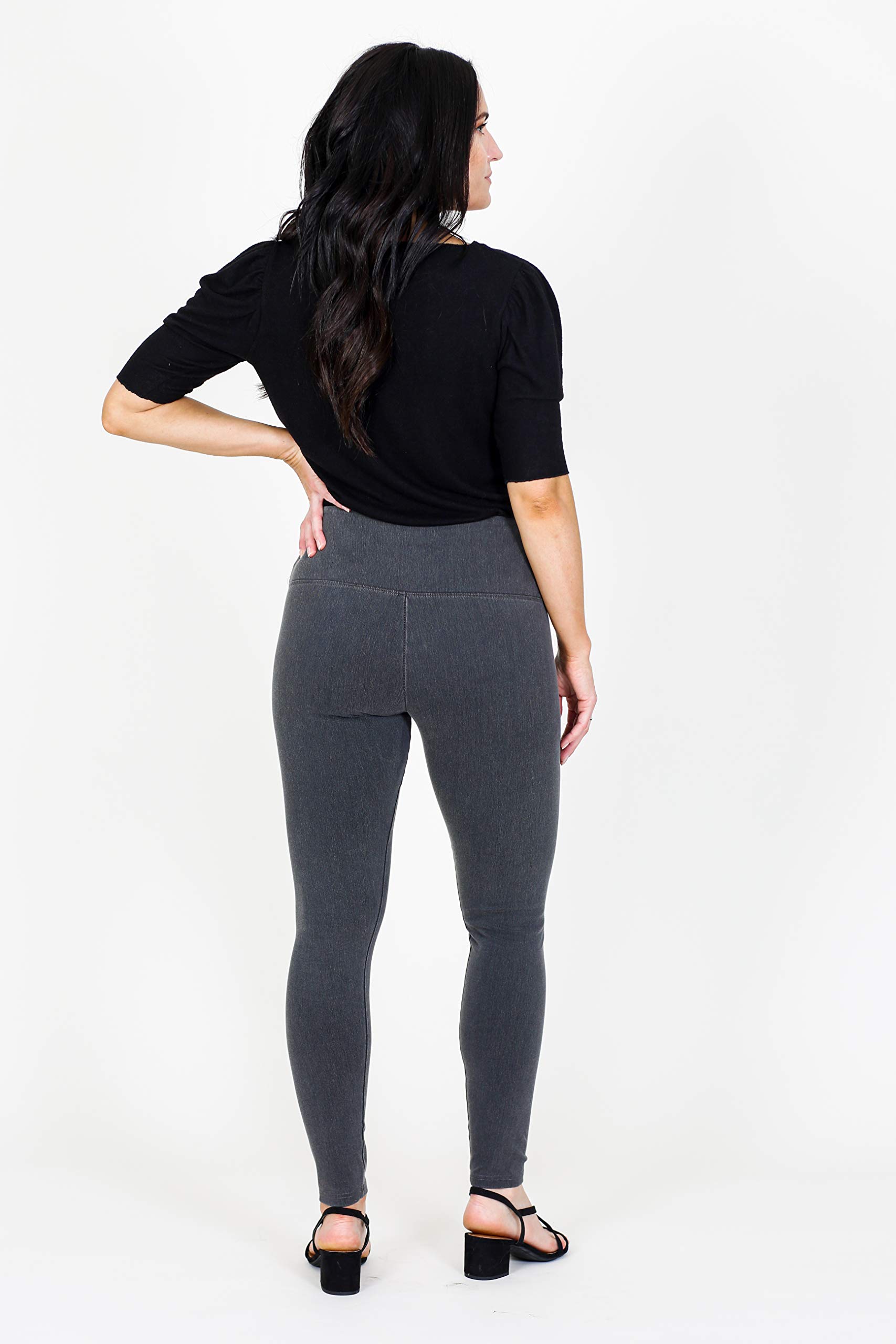 INTRO. Leggings de algodón y elastano de cintura alta con control de abdomen