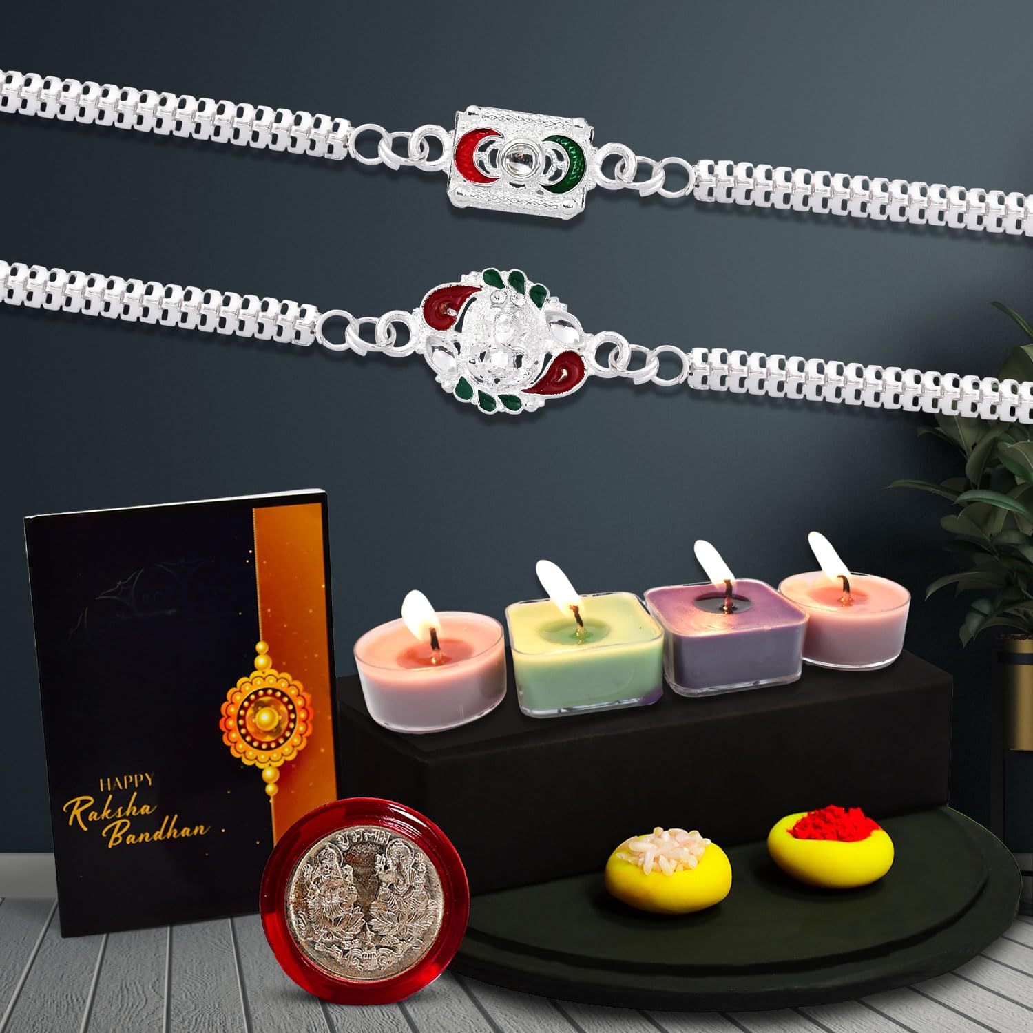 See full amazon price history chart for Oblivion Rakhi for Brother Set of 2 with Candles, Silver Coin & Greeting Card, Rakhi for Brother and Bhabhi, Rakhi with Gift for Brother, Rakhi for Kids, Rakhi Set, Rakhi Combo (K2_A21+A32_12958) Oblivion Rakhi for Brother Set of 2 with Candles, Silver Coin & Greeting Card, Rakhi for Brother and Bhabhi, Rakhi with Gift for Brother, Rakhi for Kids, Rakhi Set, Rakhi Combo (K2_A21+A32_12958) (B0D8F7HGKW) Amazon Price History, Amazon Price Tracker
