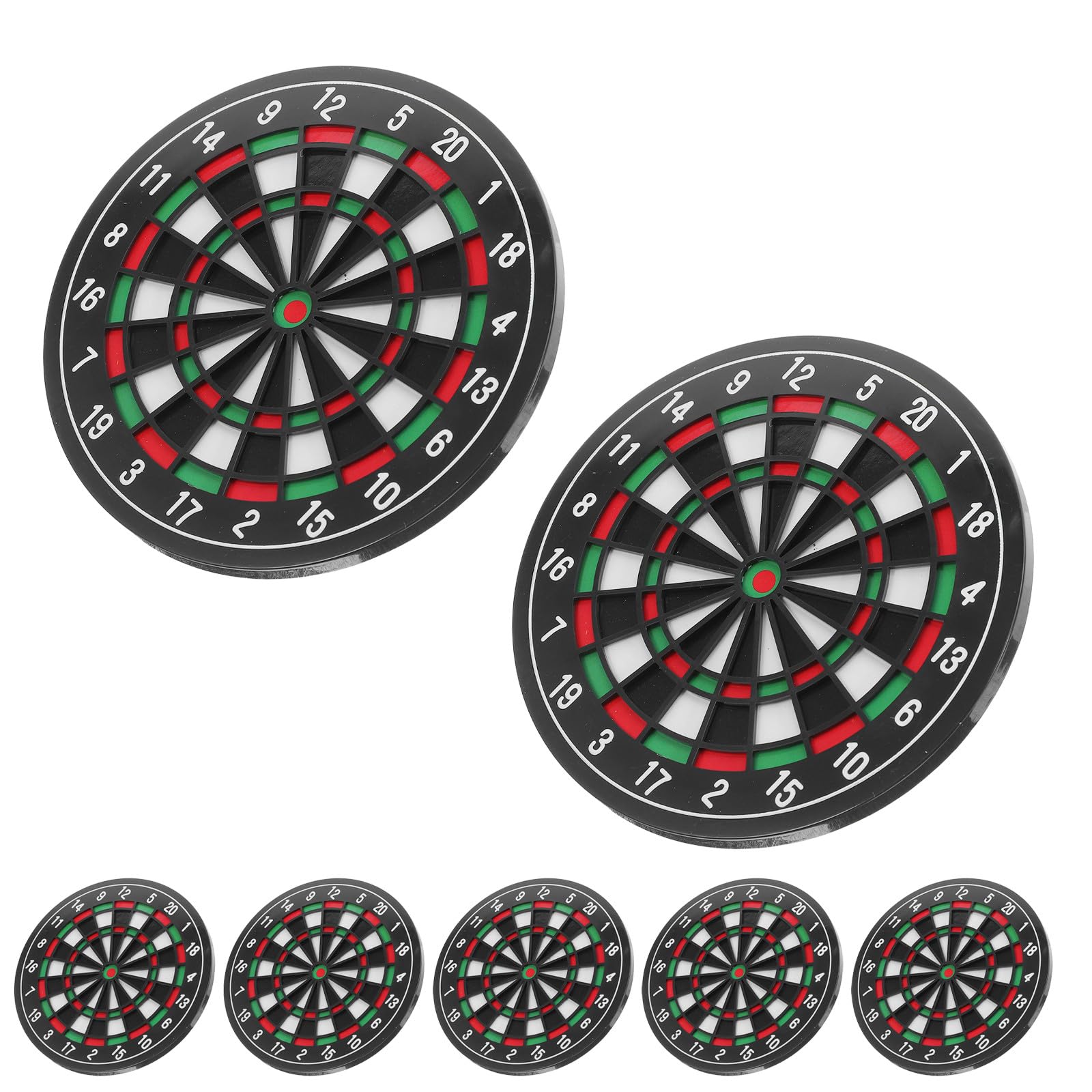 Dessous de verres cibles fléchettes lot de 8 absorbants résistants chaleur