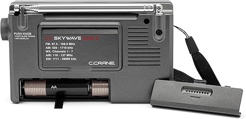 Miniatura 4 de C. Crane CC Skywave SSB 2 AM, FM, onda corta, NOAA Weather + Alert, banda de aviación VHF escaneable y bandas laterales únicas Radio portátil de