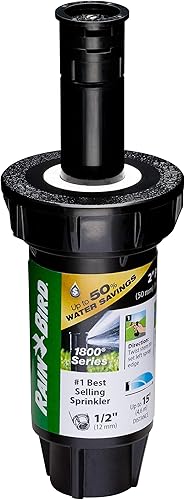 Miniatura 7 de Rain Bird 1804FDSP25 - Rociador emergente profesional de doble pulverización, patrón de círculo completo de 360, distancia de pulverización de 8 a