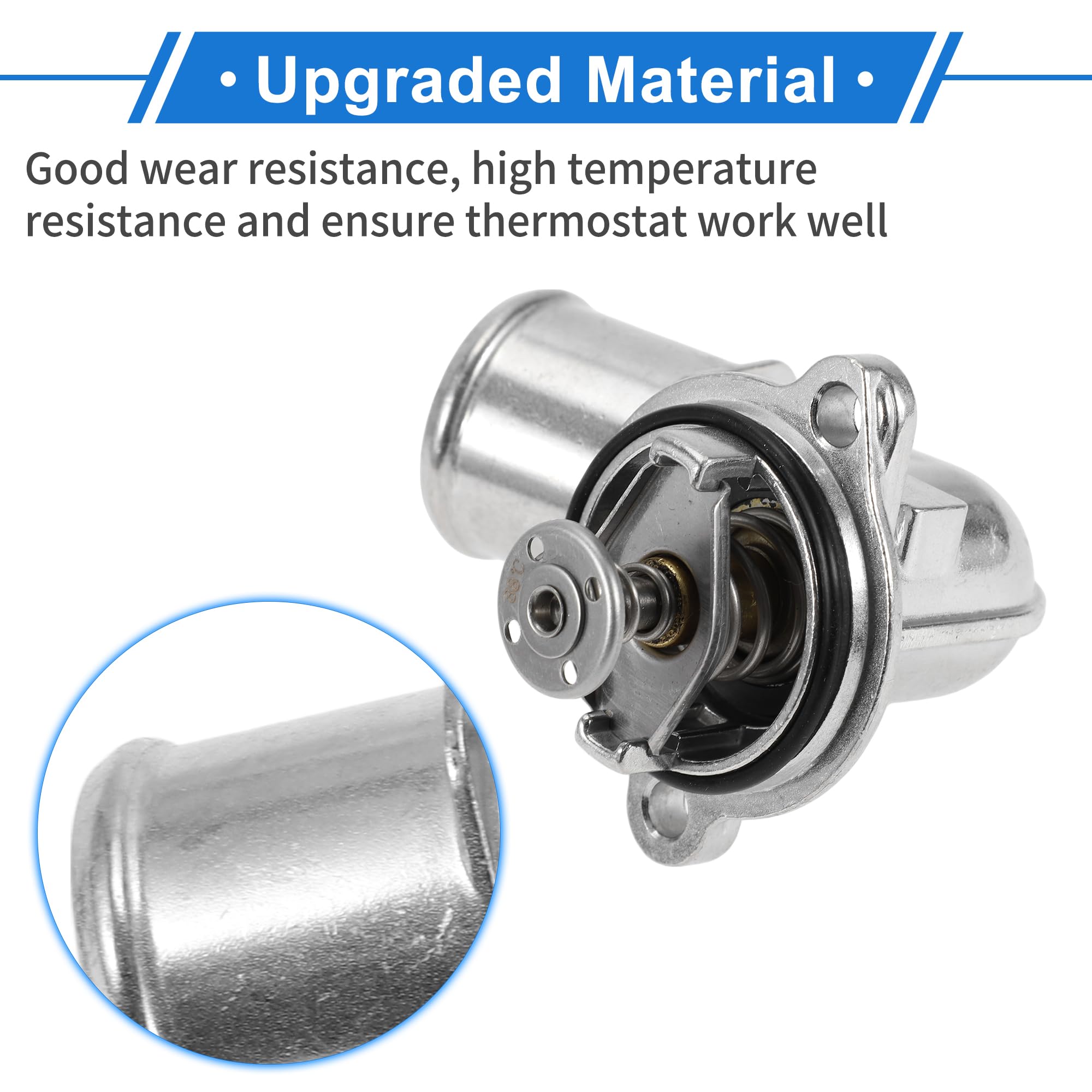Amazon.com: VekAuto No.68253514AA Upgrade Aluminum Thermostat