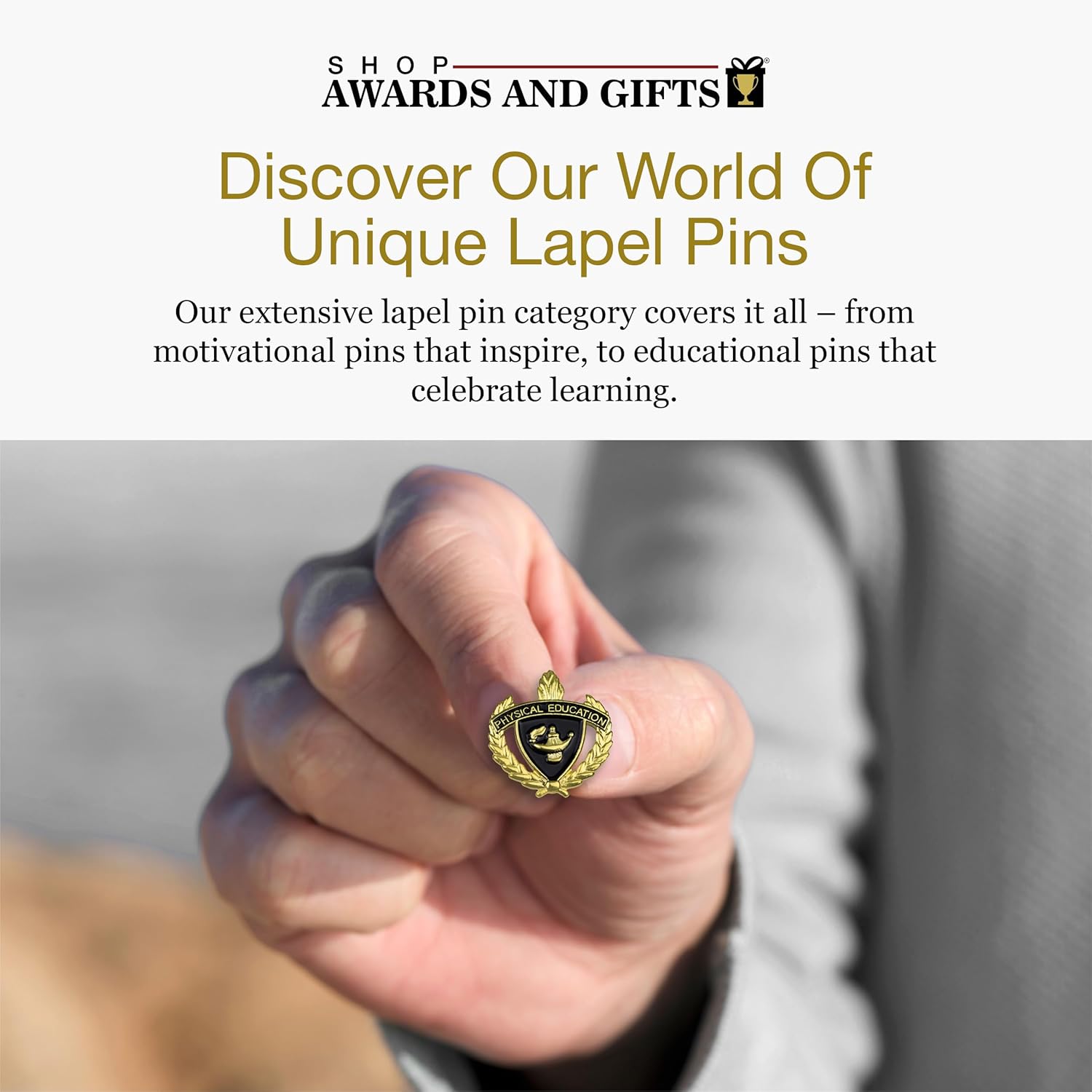 SHOP AWARDS AND GIFTS HP Series 1 Inch Lapel Pins