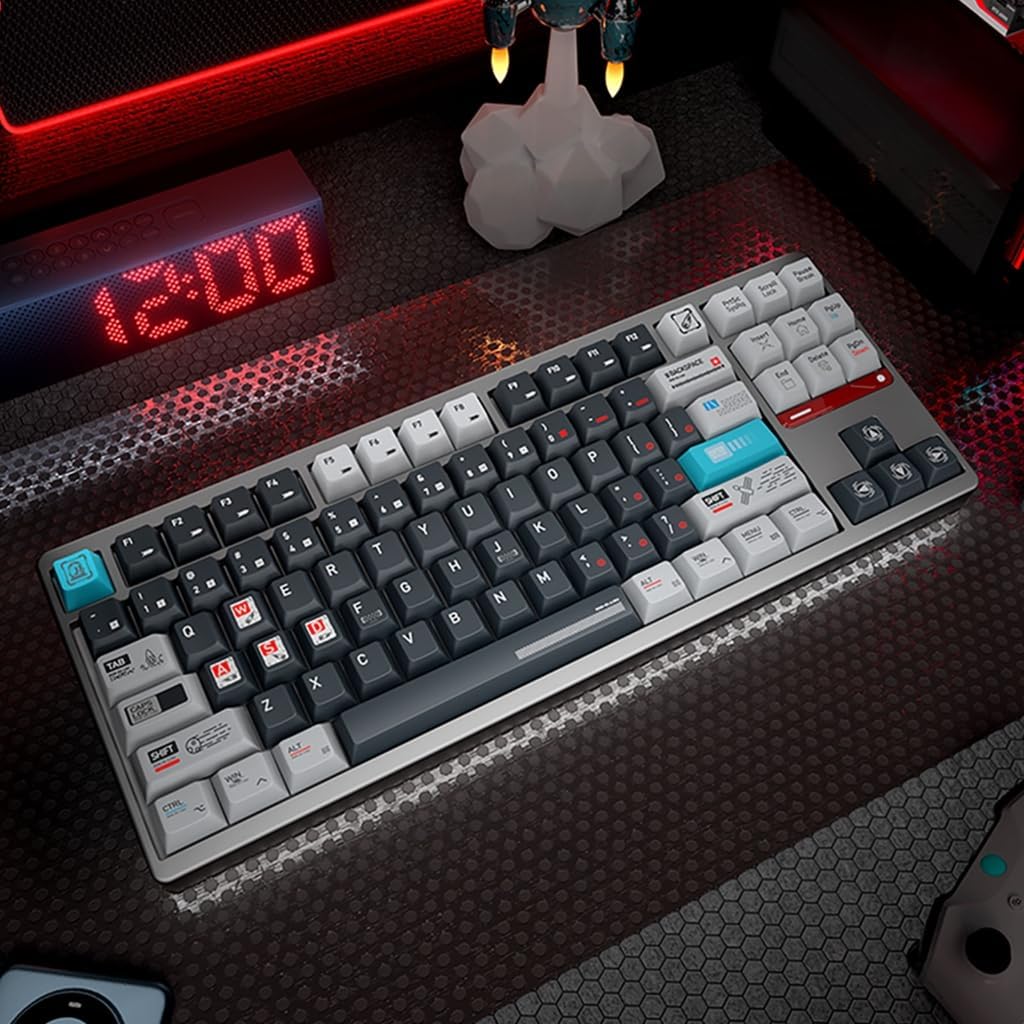 Unique Moon Plan Keycaps for Home Office and Esports Mechanical Keyboards