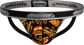 aussieBum WonderJock 2.0 HotDogg Black Pattern Jock