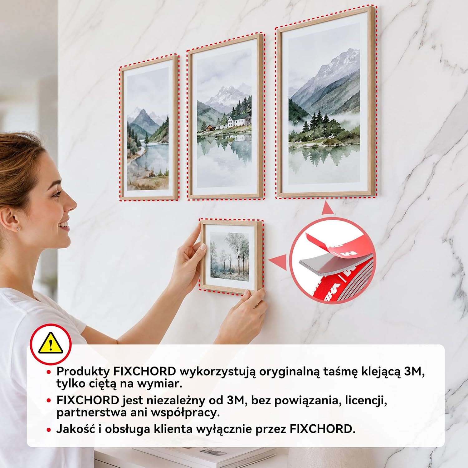 Dwustronna Taśma Klejąca, Wodoodporna Taśma do Mocowania, Extra Mocna Montażowa Tasma Samo - Analyse des détails et conception