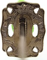 Vista 6 de Snake Eye Tactical Espada samurái katana de dos tonos con soporte de espada gratis