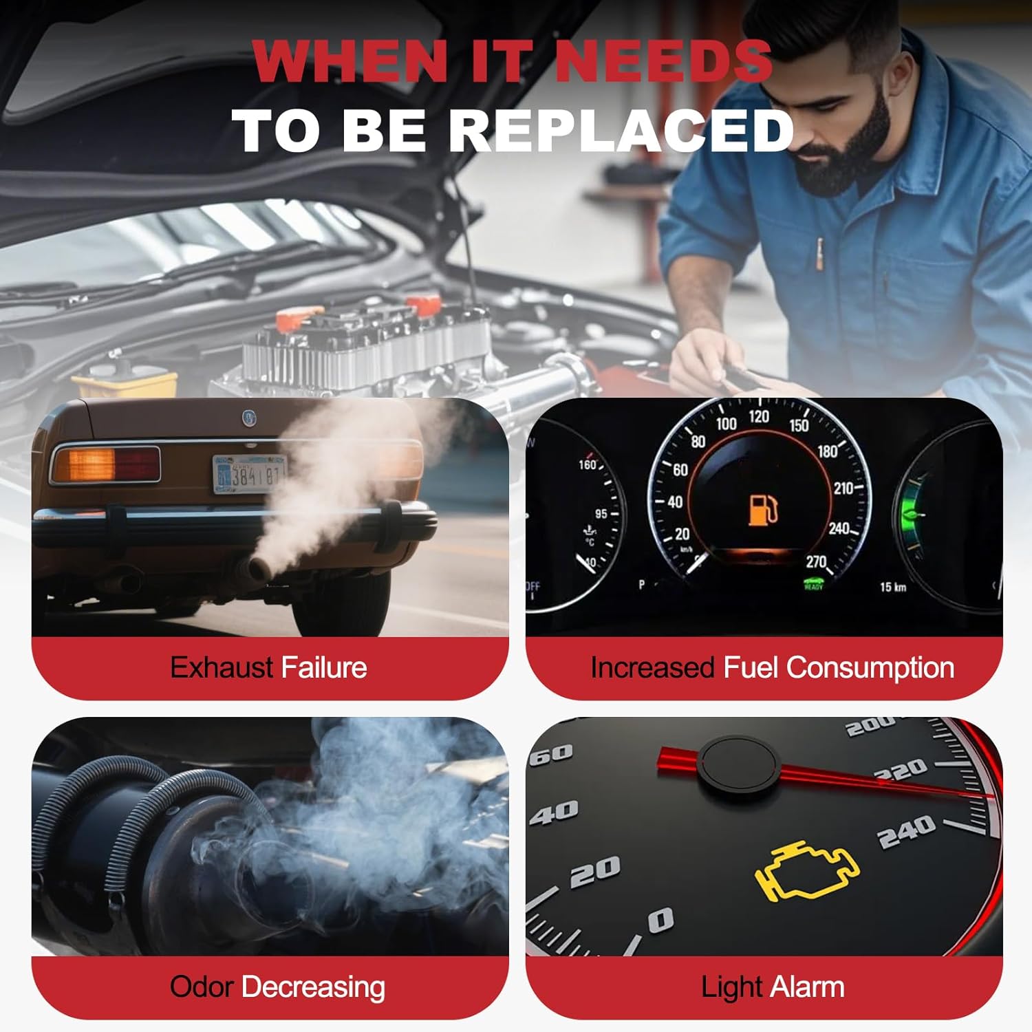 Catalytic Converter Kit Fit For Hyundai & Kia - Accent 2012-2017, Veloster 2012-2017, Soul 2012-2014, Rio 2012-2016 L4 1.6L Replace 16680 641502 (EPA Compliant)