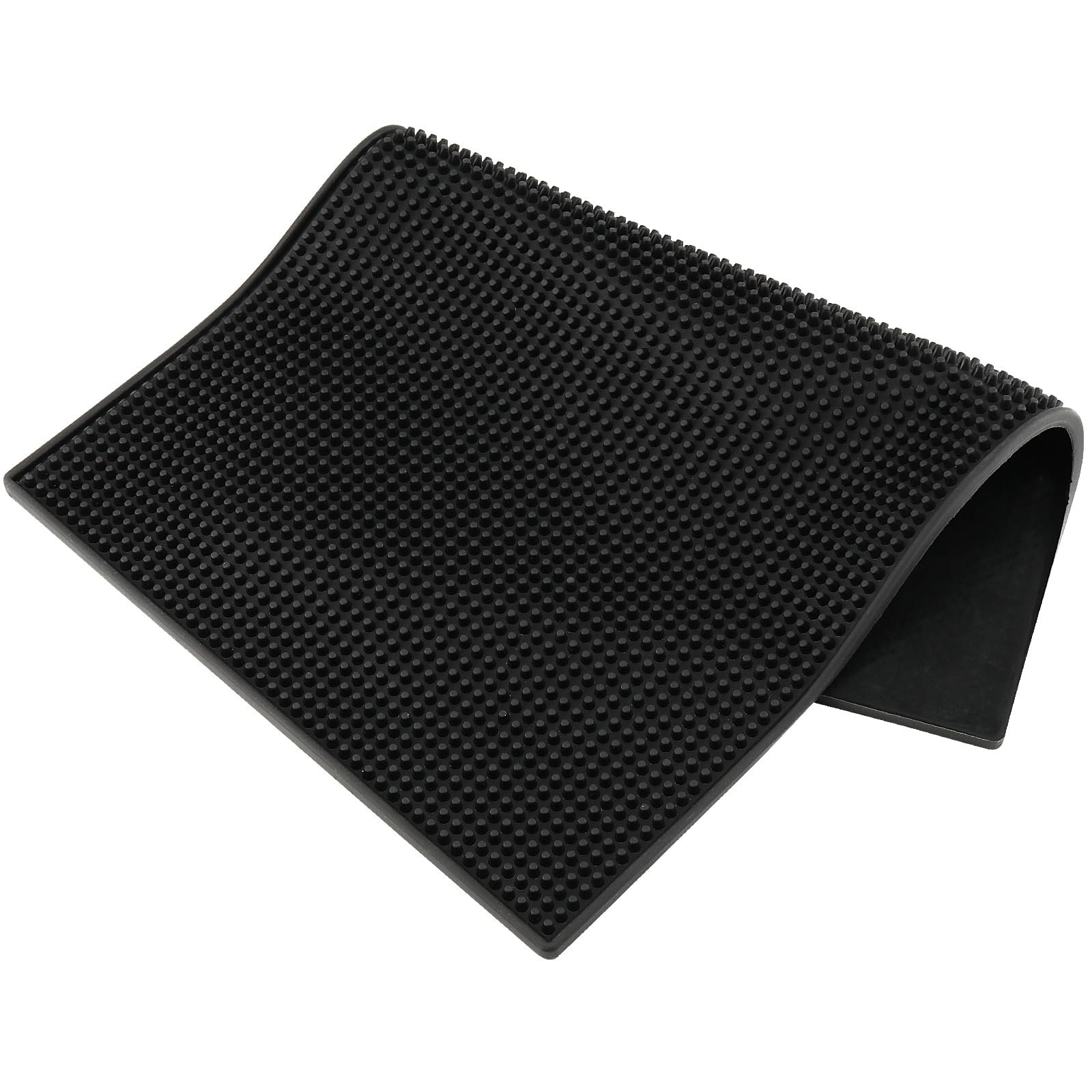 CALUVAR Tappetino Per Bar E Caffè Con Scritta 'La Vita Inizia Dopo Il Caffè' - 45,7x30,5 Cm - Nero, Gomma Spessa 1,5 Cm