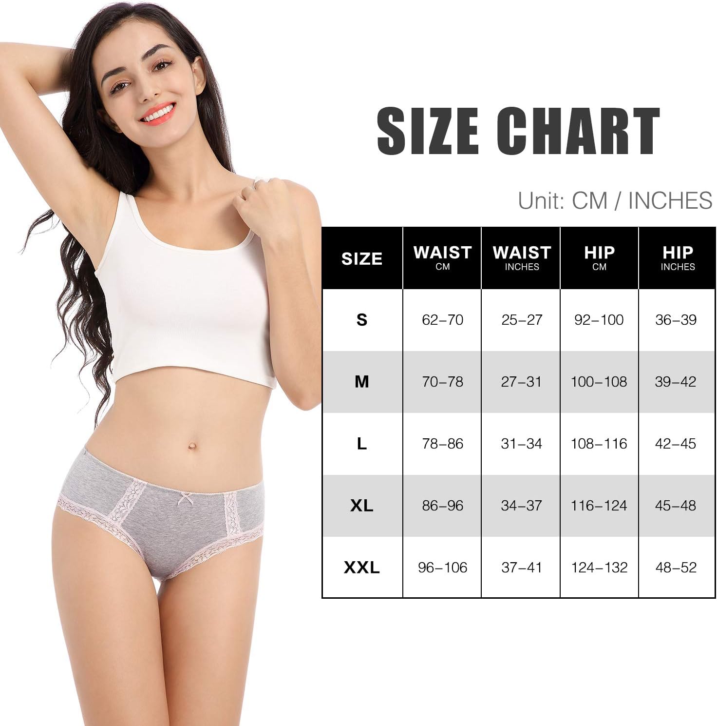 LYYTHAVON Womens Underwear Breathable Cotton Brief Ladies Panties (Multicolored 9,5 Pack, Small)