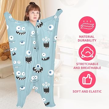 Sensory Sock Body Sock,X-Large | Stretchable Sensory Sack - Help Kids Relax and Focus - ADHD and Improve Sensory Full Body Sock for Kids