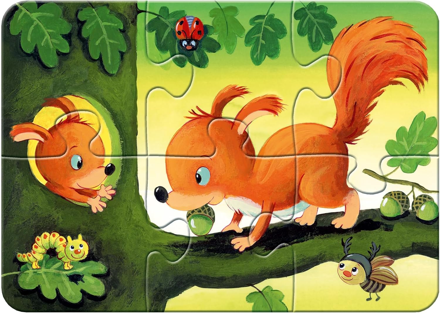 Ravensburger My First Puzzles – Forest Animal Fun | 4-in-a-Box Toddler Jigsaw Puzzle Set | 2, 4, 6 & 8 Pieces | Ages 2+