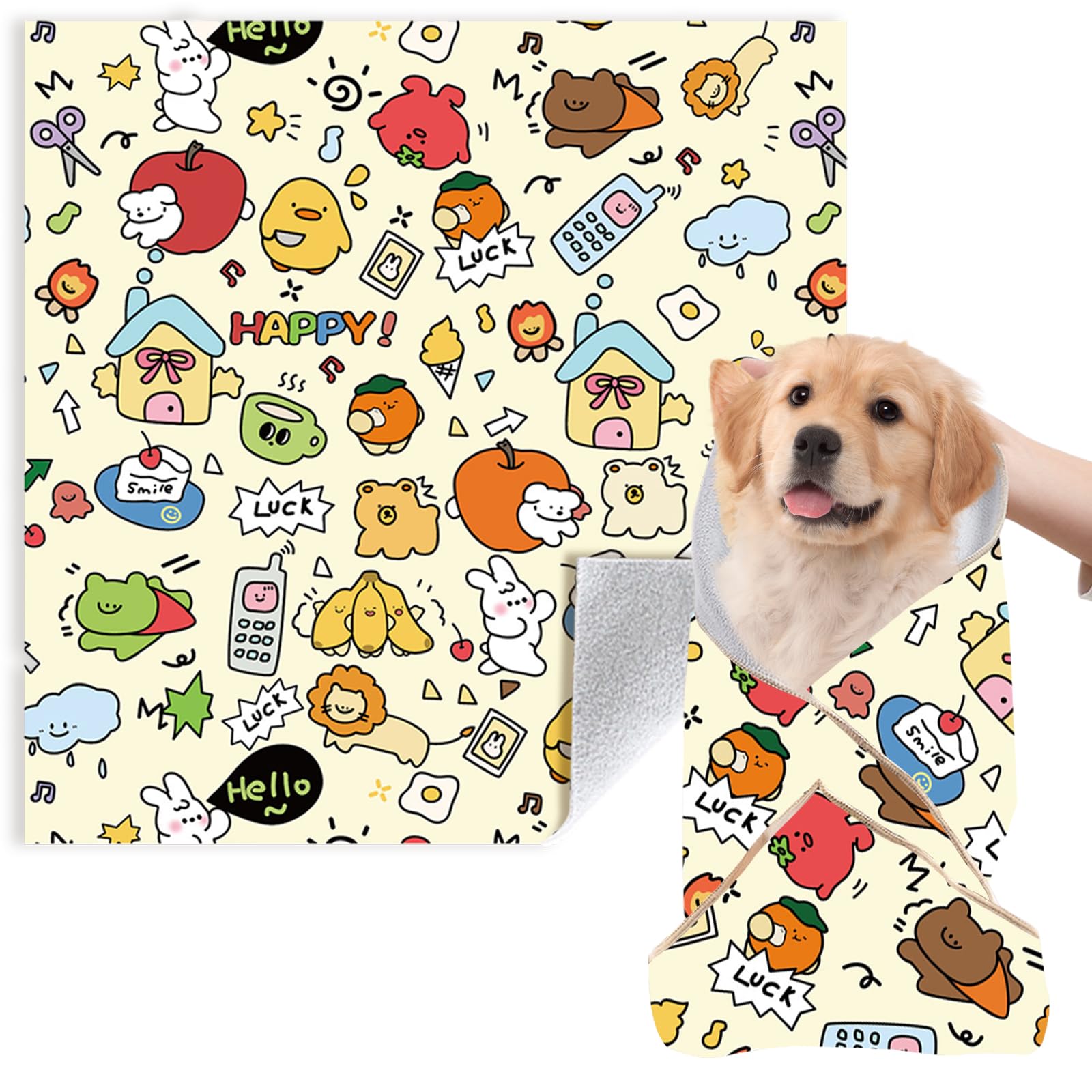 VirgoCCY Cat Grooming Wrap, [XXL] Cat Restraint Wrap for Nail Clipping, Ear Cleaning, and Teeth Brushing, Self-Adherent, Anti-Bite, Anti-Scratch, Anti Scratch