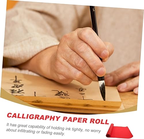 Miniatura 4 de EXCEART Caligrafía china Xuan Papel de arroz tradicional Xuan Papel Sumi Pincel Pintura Papel de seda Arte Papel para manualidades Escritura Letras