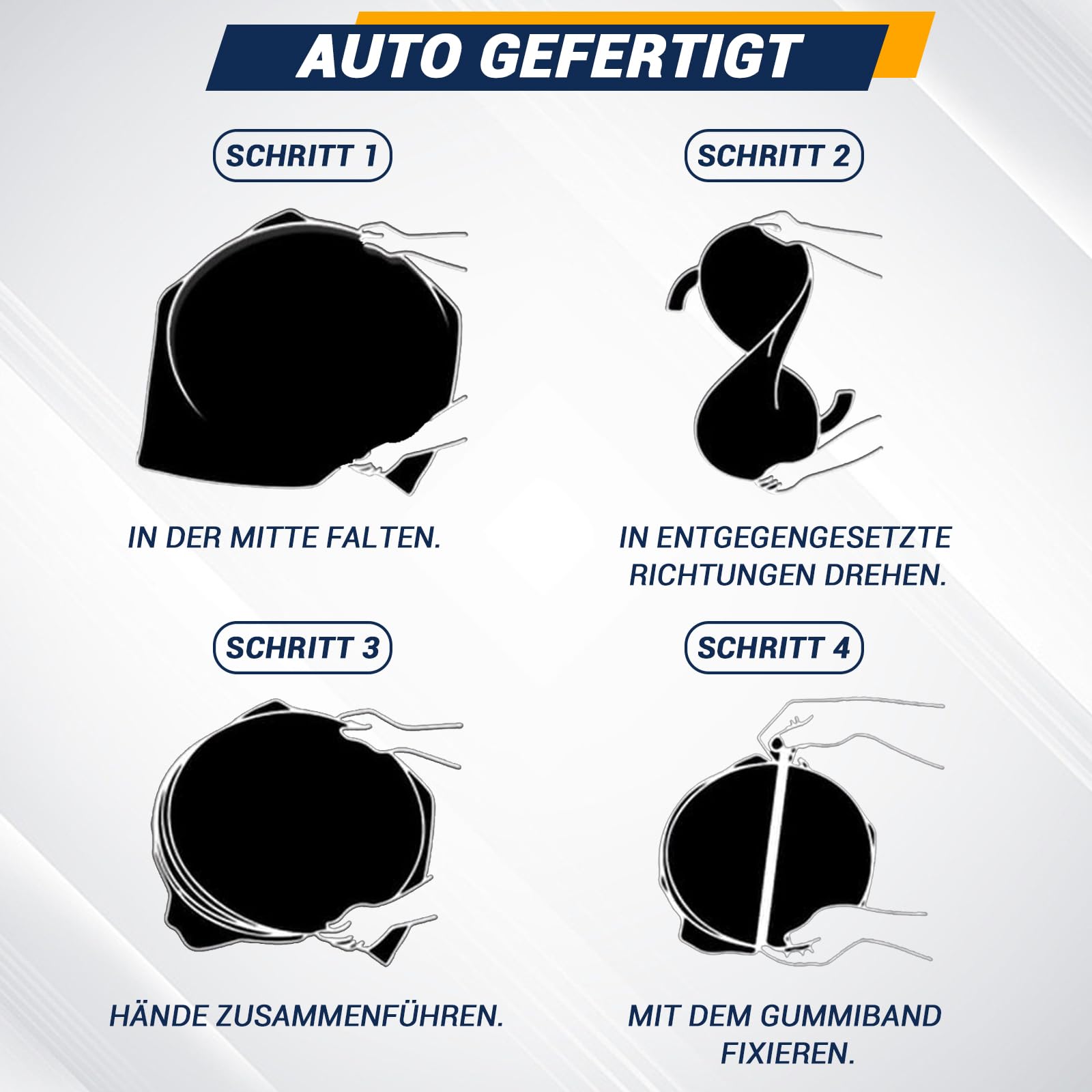 Sonnenschutz Auto Frontscheibe,Sonnenschutz Auto,Auto UV Schutz,2025 Faltbar Reflektierend Sonnenschirm mit UV Shutz für Auto Windschutzscheibe (M)