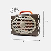 Vista 2 de Turtlebox Original Gen 3: Altavoz Bluetooth portátil para exteriores – Ultra-ruidoso (120 dB), resistente al agua (IP67), resistente, resistente a