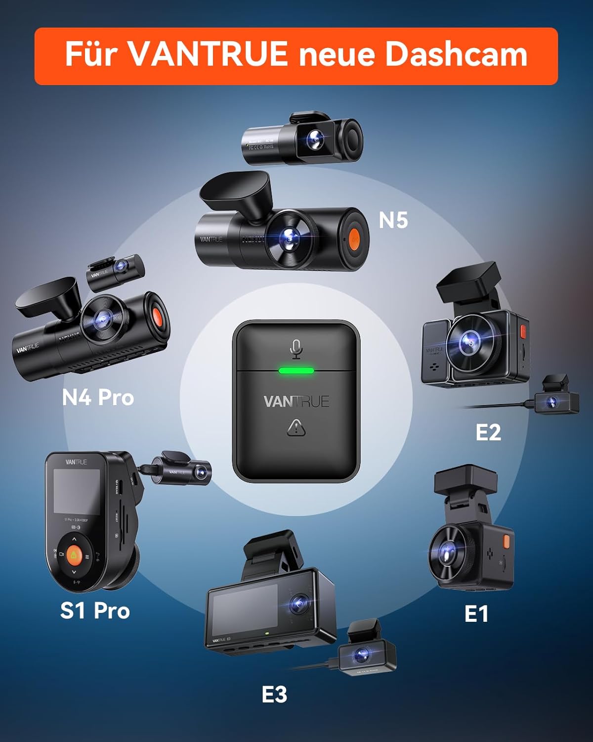 Compatibility with VANTRUE Dashcams