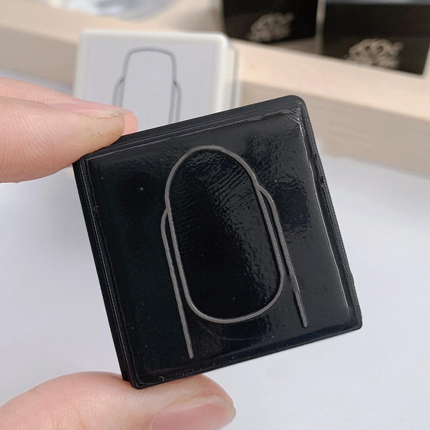 2xNail Art Practice Seal & Ink for Manicure Training Round Nail and Ink