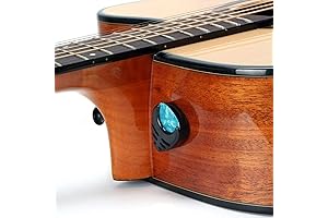 Guitar Picks Holder Set with 10 Durable Picks for Max Comfort &...