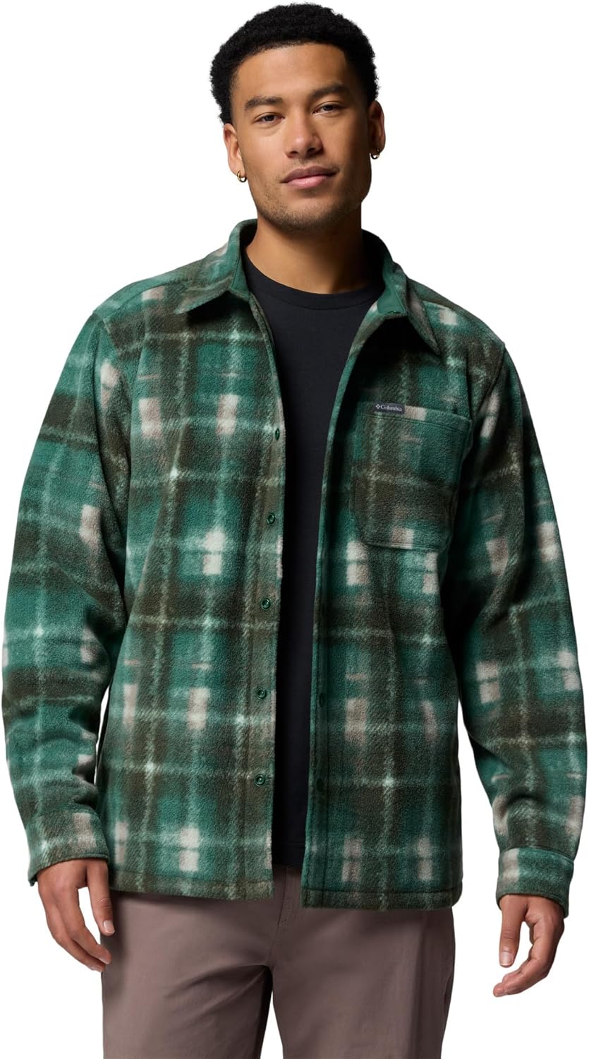 Columbia Mens Steens Mountain Printed Shirt Jacket Ii