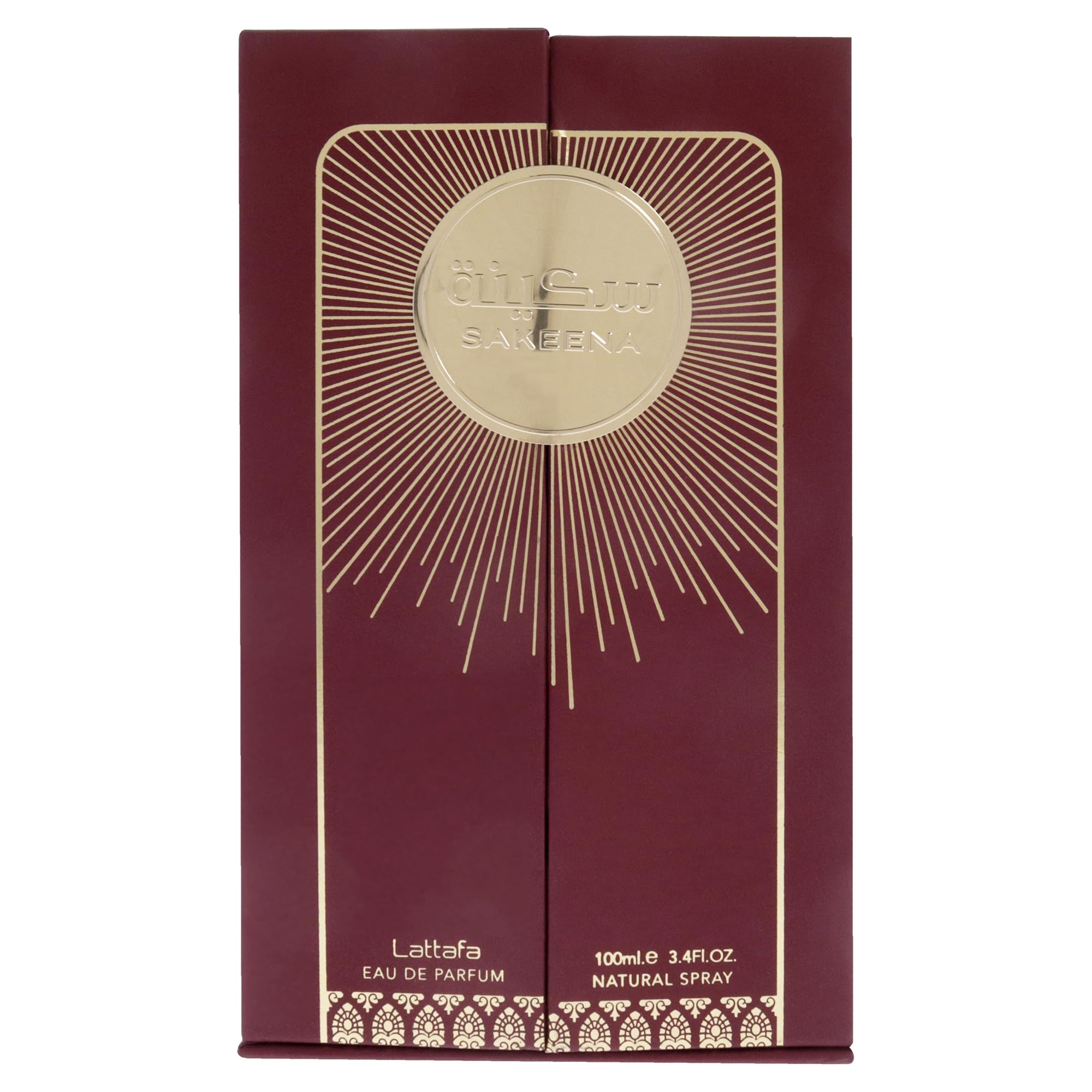Lattafa Sakeena for Unisex Eau de Parfum Spray, 3.4 Ounce : Amazon