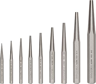 Solid Punch Set, 9-Piece (1/6-3/8 in.) | PNC94001 | Made in USA