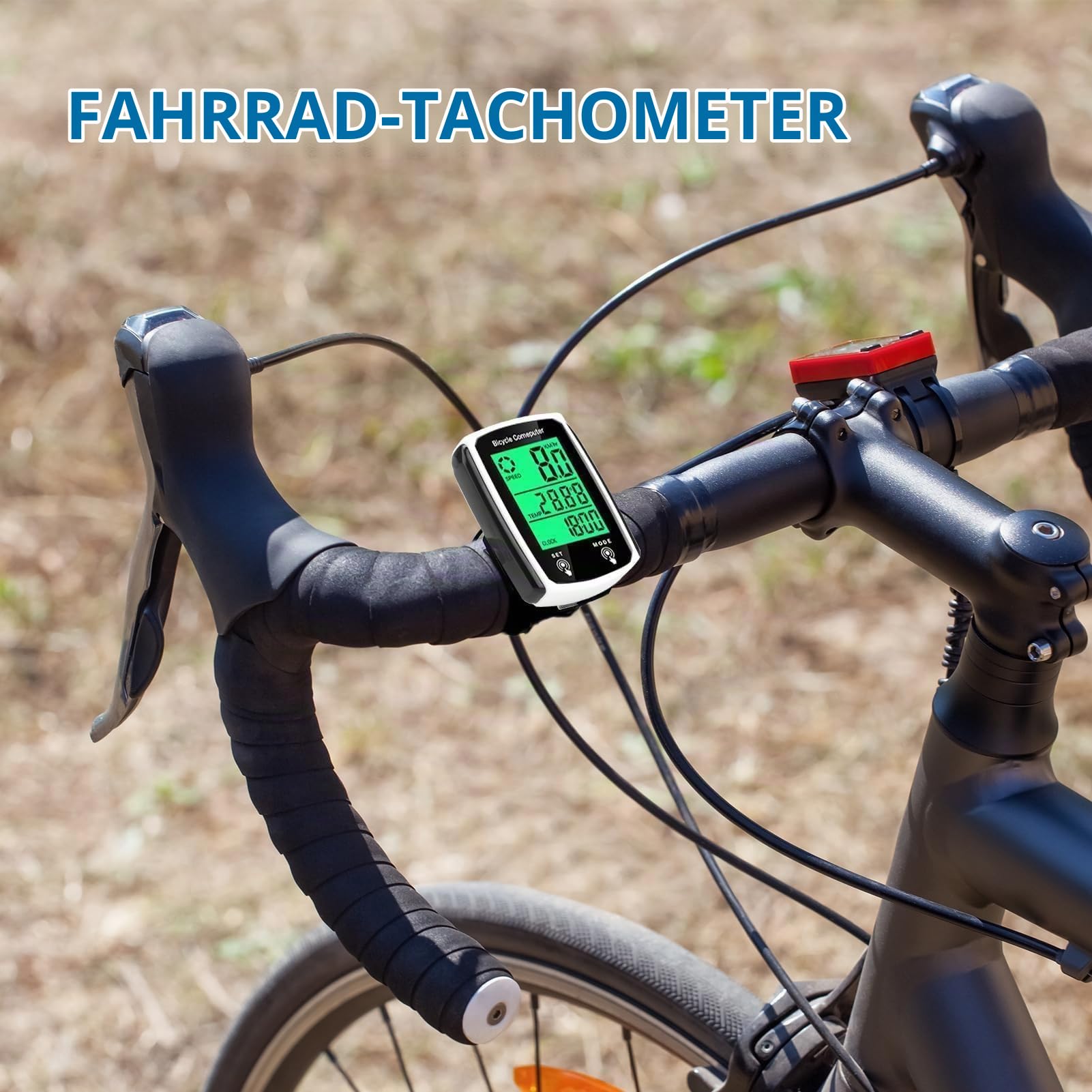 mountainbike fahrradcomputer IPX6 wasserdichte Radcomputer,Tachometer Multi-Funktion,Fahrradtacho mit LCD Display,Automatischer Start/Stopp Fahrrad tacho Verkabelt, Kilometerzähler Fahrrad Zubehör Sport & Freizeit Menge:1 Glas Sales your journey is synchronized KTM Trekkingrad für Herren