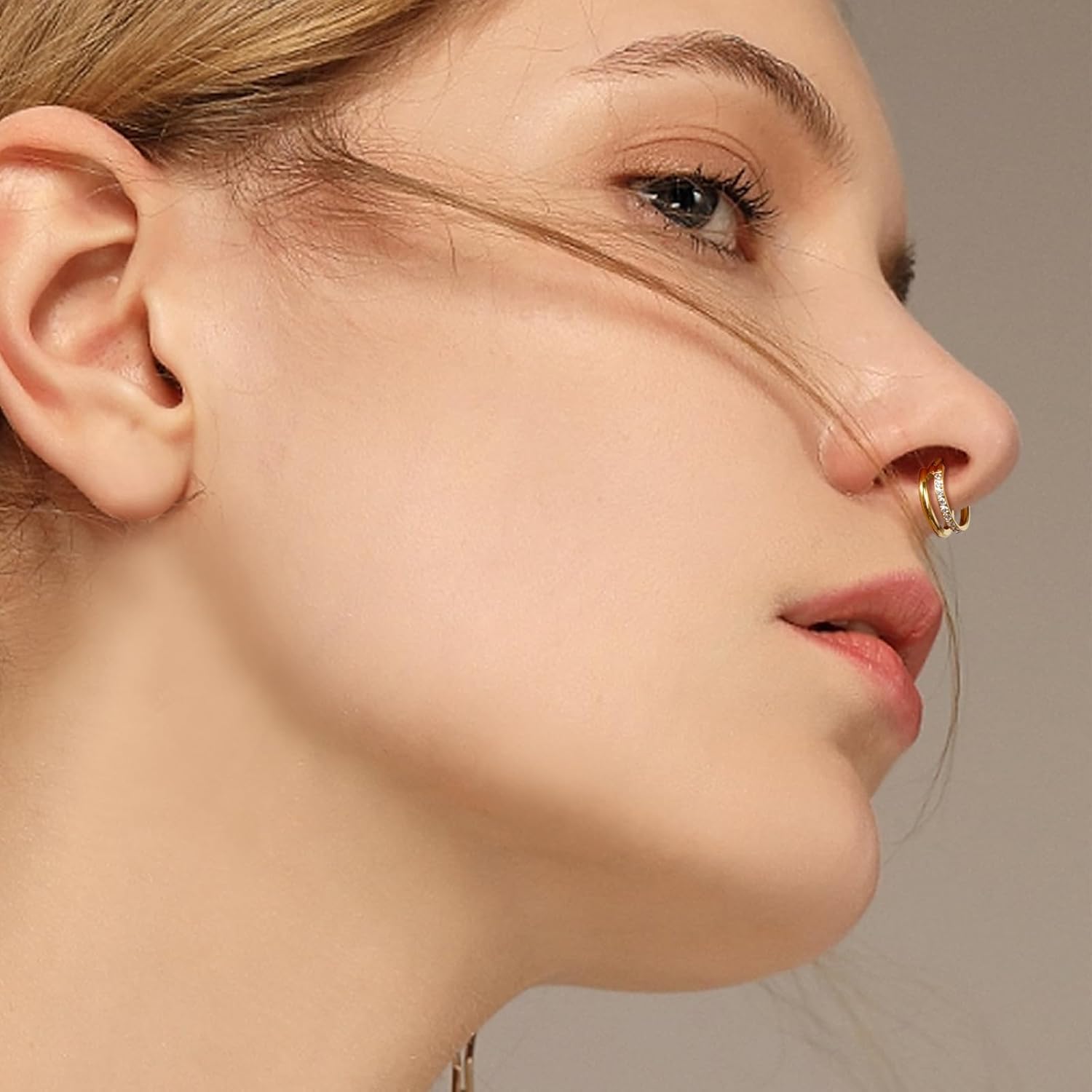 Lantine Nose Piercing Ring Helix Conch Piercing 316L