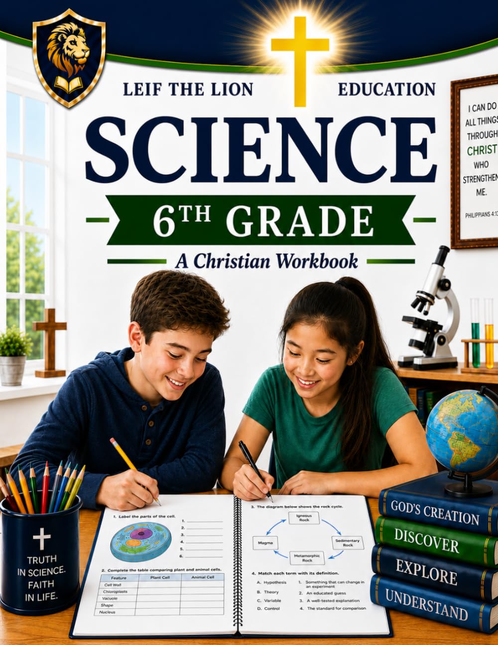 6th Grade Science: A Christian Homeschool Workbook