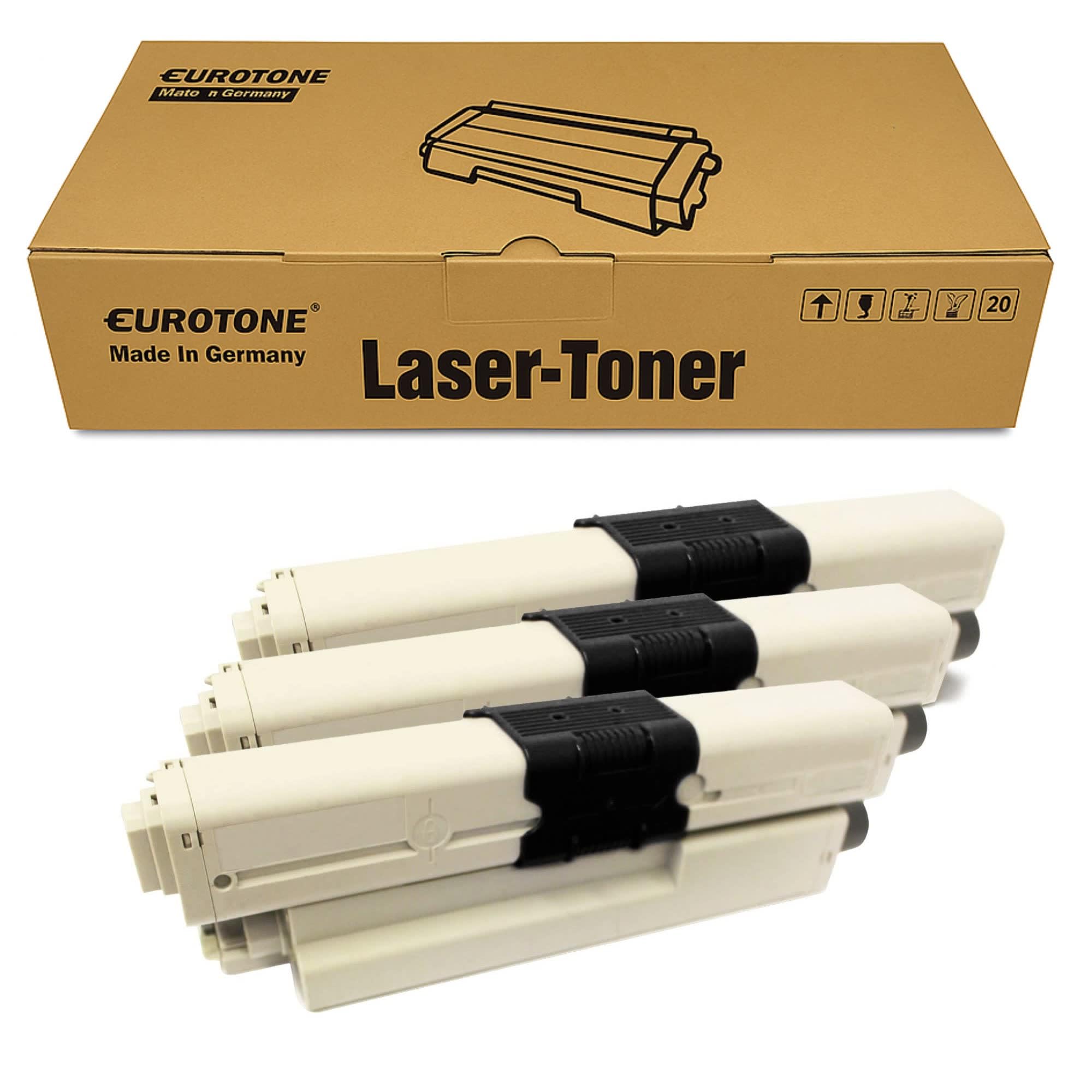Eurotone Toner 3X kompatybilny z Oki ES 3452 5431 5462 DN DNw MFP zastępuje 44973512 Black o 25% większej wydajności