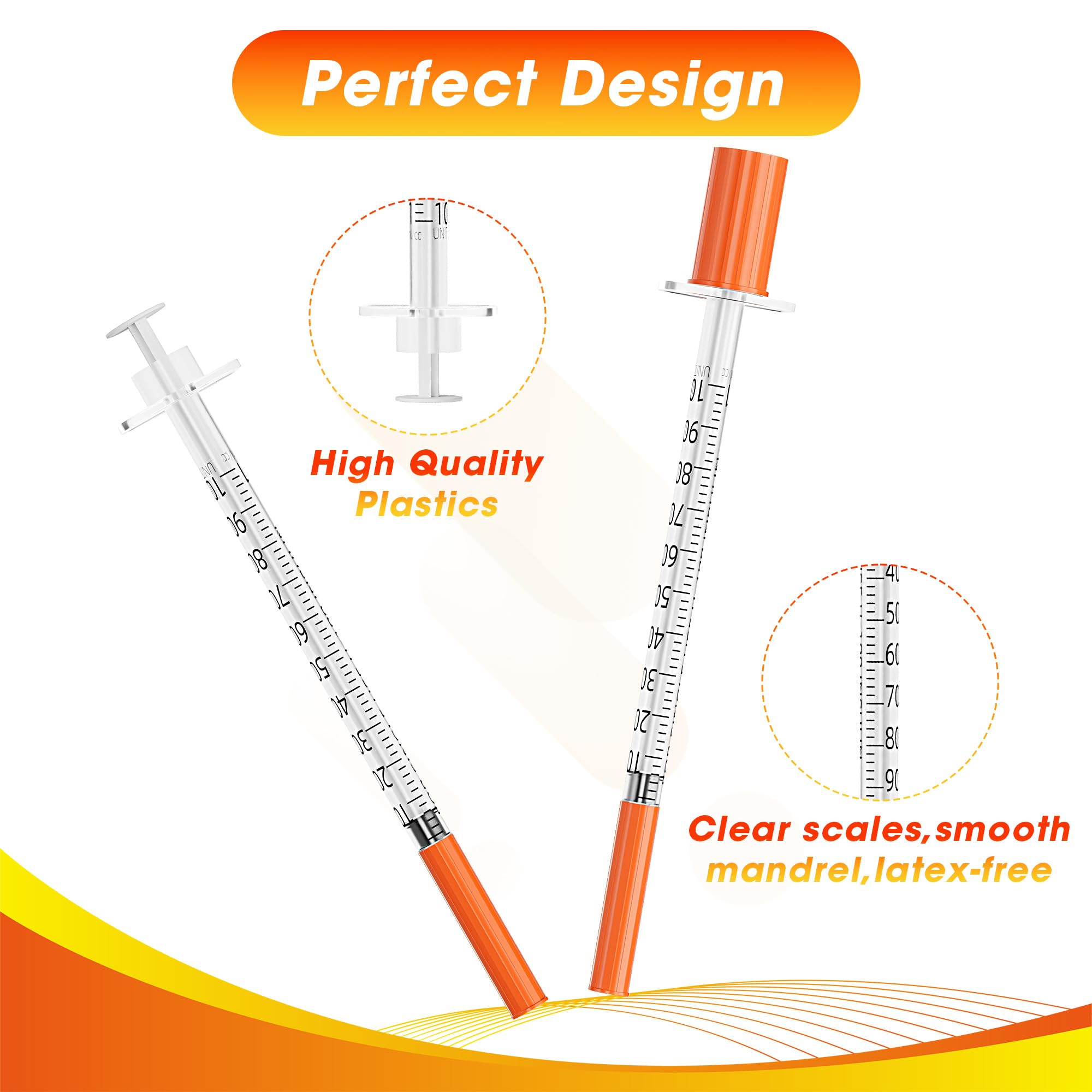 Strzykawka 1 ml/cc 30G 5/40.6 cm 8 mm, jednorazowe opakowanie pojedyncze, opakowanie 100 sztuk