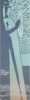 ArtDirect Poster for the 9th Exhibition of the Vienna Secession (1901) Unframed Art Print Giclee Poster by Alfred Roller - Ready for Framing with Customization Sizes 3x10, 4x14, 6x20, 11x36, 15x48 and 18x60 inches