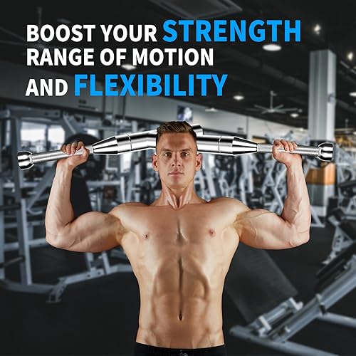 Miniatura 7 de Adjustable Macebell, 68-in-1 Indian Club Weighted for Strength Training (6.68.81113.215.417.619.822LBs), Shoulder & Grip Workouts, Progressive