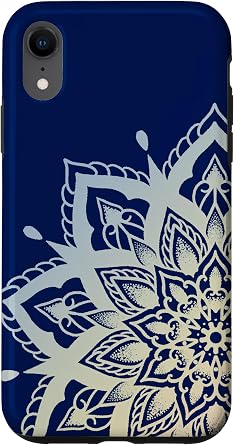 iPhone XR Ethnic lotus flower manda Case