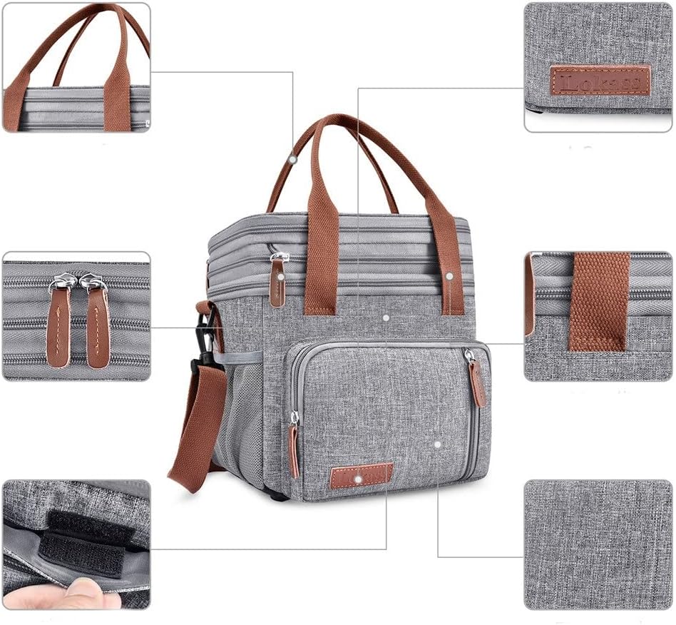 Outdoor Large-Capacity Thermal Insulation Picnic Bag Thickened Aluminum Foil Ice Leak-Proof Tote