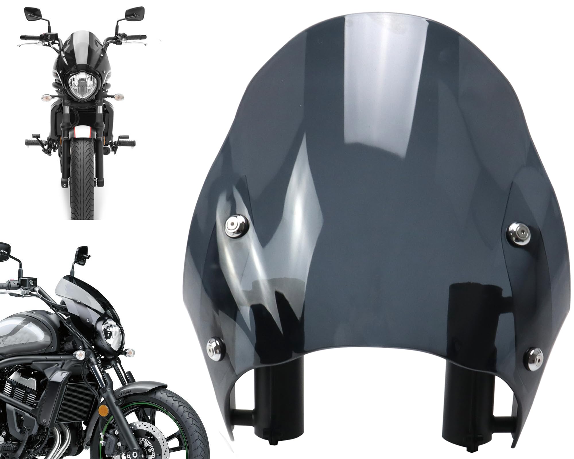 Amazon.com: Motorcycle Windshield Fairing Set Wind Deflector
