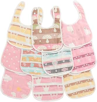 Amazon.co.jp: [BMC bib.] スタイ 10枚 セット よだれかけ ビブ