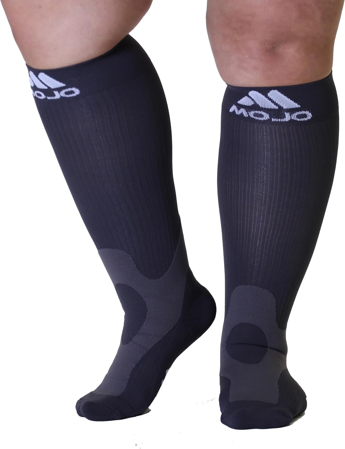 Mojo Medical Compression Socks for Women and Men 20-30mmHg, Knee High for Pain & Veins Circulation, A601R