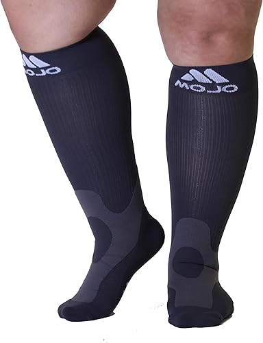 Miniatura 8 de Mojo A601R - Calcetines de compresión médica para mujeres y hombres, 20-30 mmHg, hasta la rodilla para dolor y circulación de venas, A601R