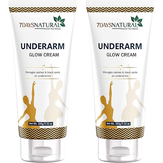 7 DAYS Underarm Hydration Cream - Pack of 2 100g