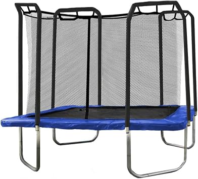 Skywalker Trampolines 14-Foot Square Trampoline with Enclosure Added Safety Features Meets or Exceeds ASTM Made to Last Extra Jumping Space