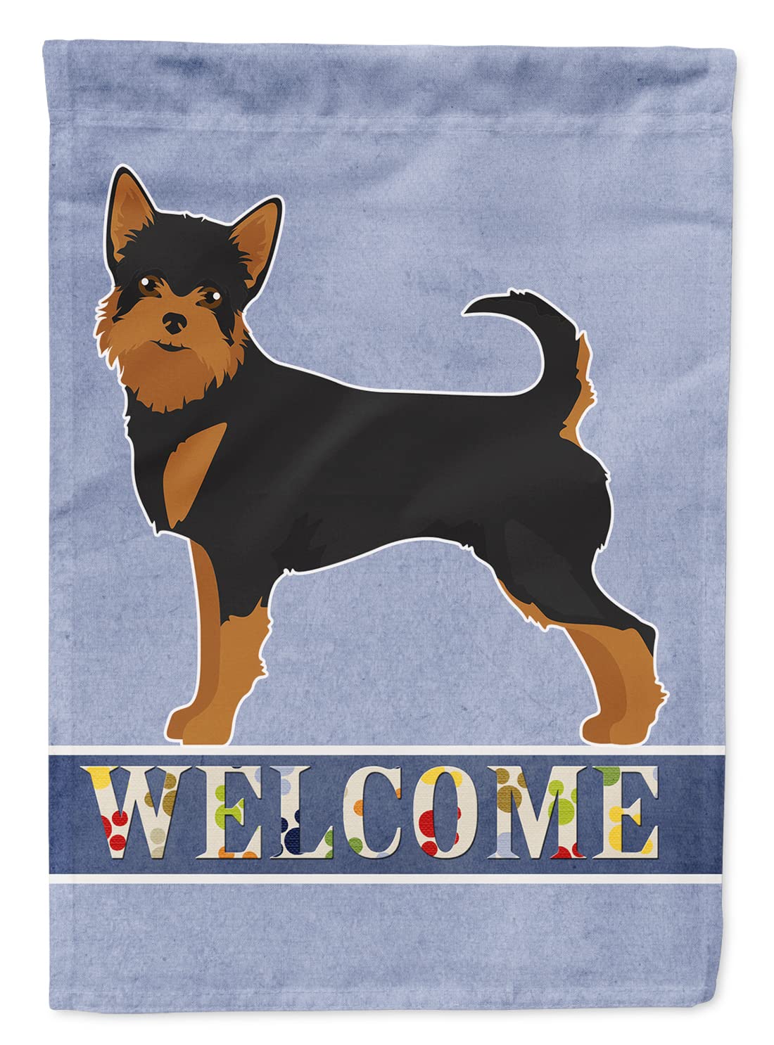 Drapeau Chorkie Welcome Flag de Caroline's Treasures en toile de taille L