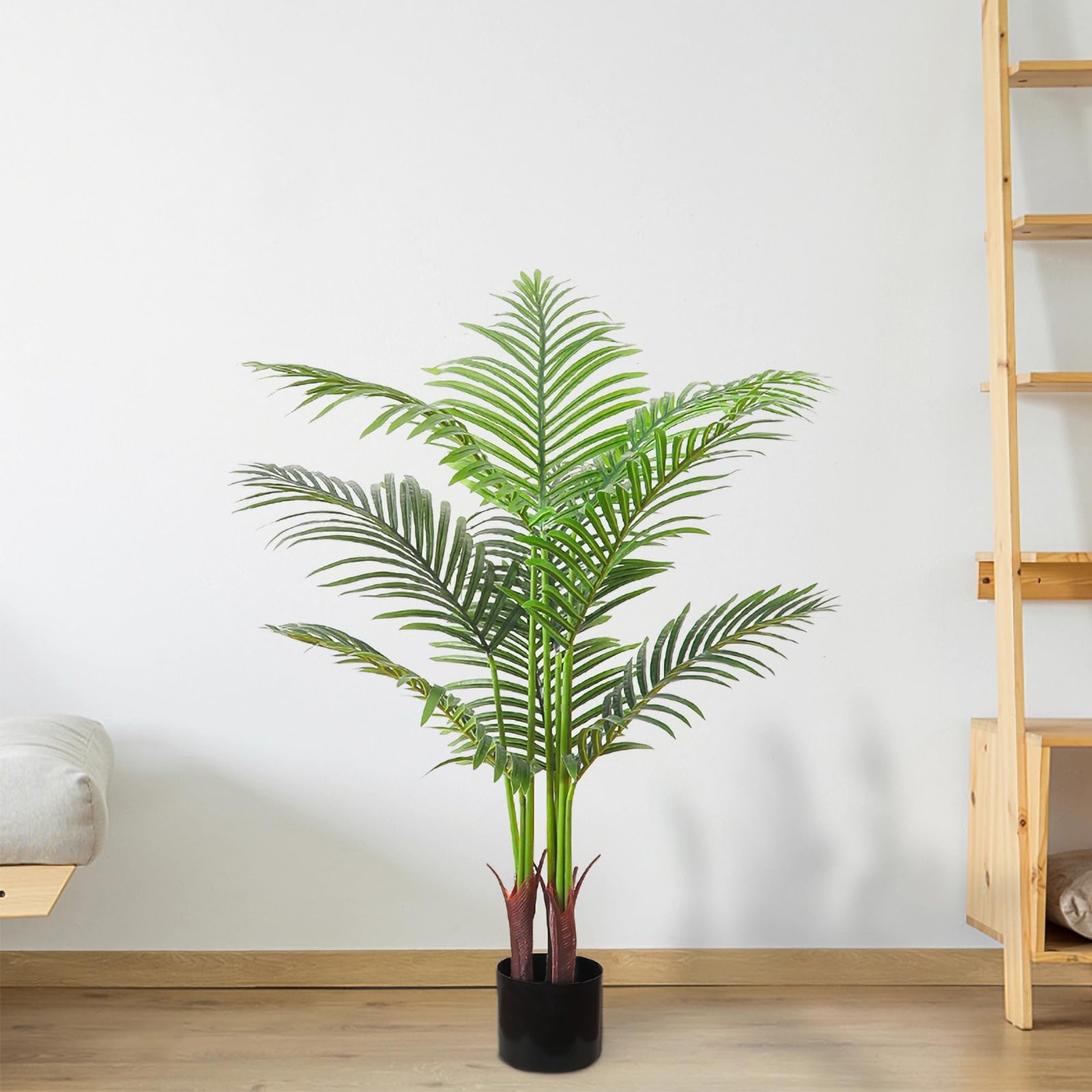 Amazon｜【Charming Club】人工観葉植物 フェイク ヤシの木 高さ120cm