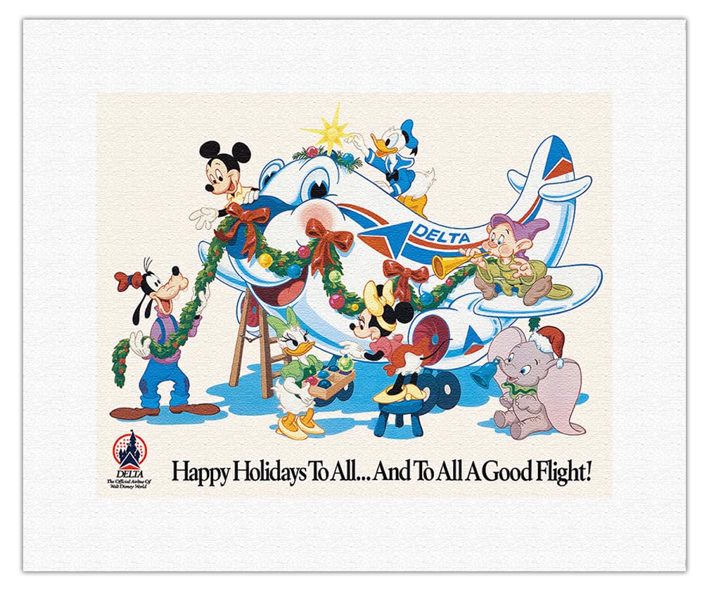 ディズニーファインアート キャンバス 限定 ミッキー&ミニー