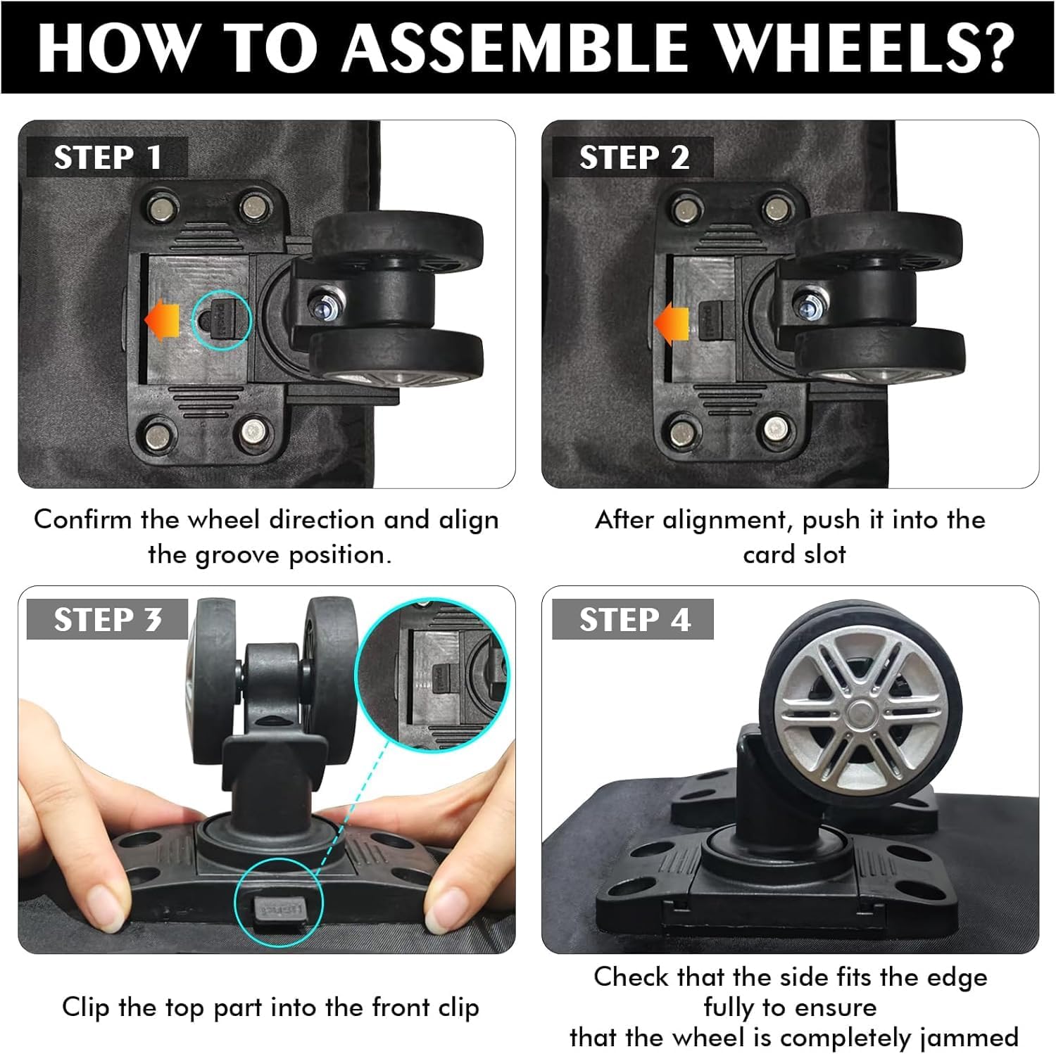 Travel Rolling Duffel Bag with Removable Wheels,foldie travel bag expandable,Expandable Foldable Carry-On Luggage for Trip or Hospitalization - Image 5