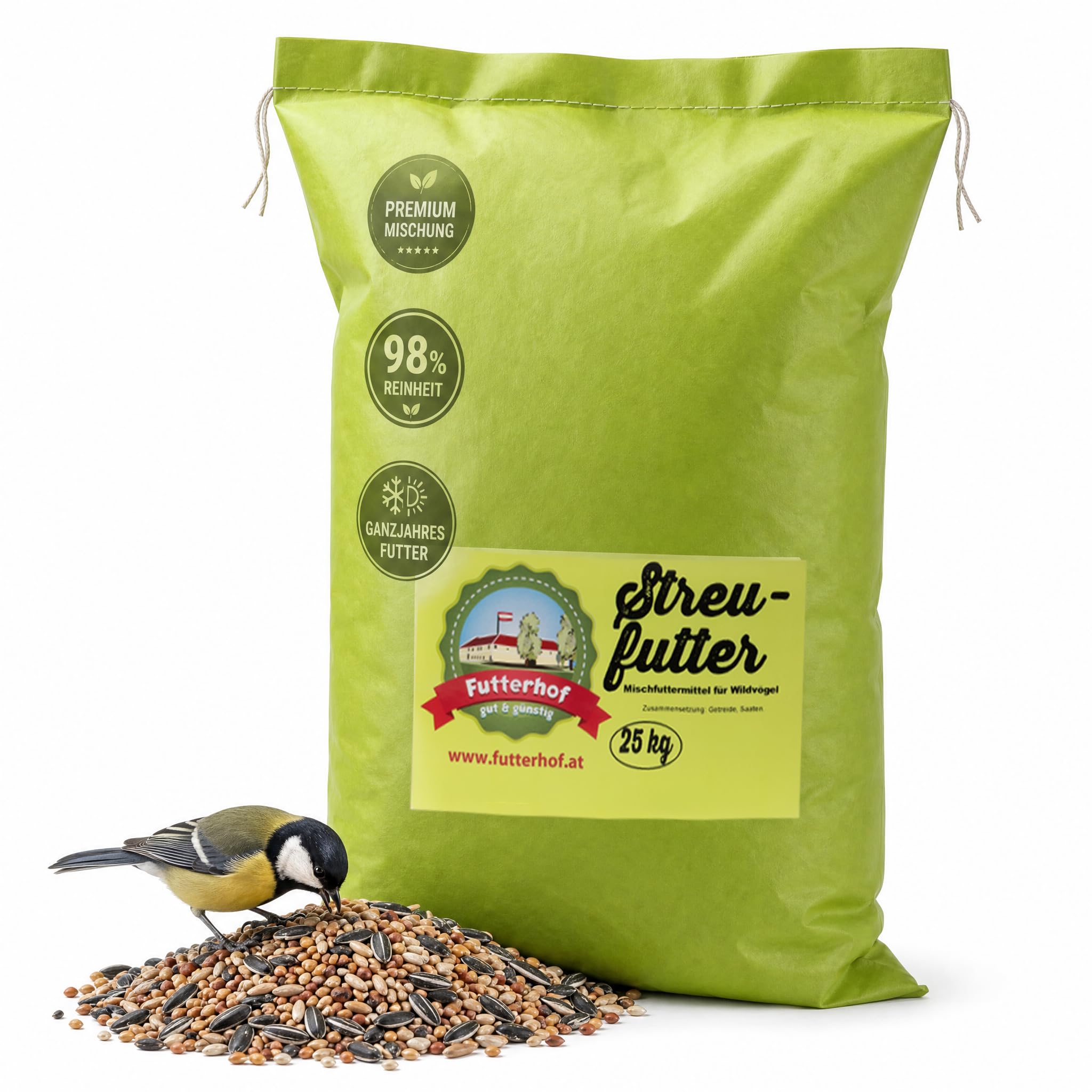 Futterhof Streufutter 25 kg Premium – hochwertige Mischung