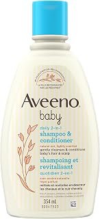Aveeno Baby Gentle Conditioning Shampoo Lightly Scented 12 fl oz 354 ml
