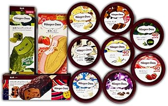 Haagen-Dazs Classic 8 Varieties + Limited Time 3 Varieties Assorted 11-Piece Set